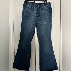 Lucky Brand Stevie High rise Flare Jeans Dark Blue wash